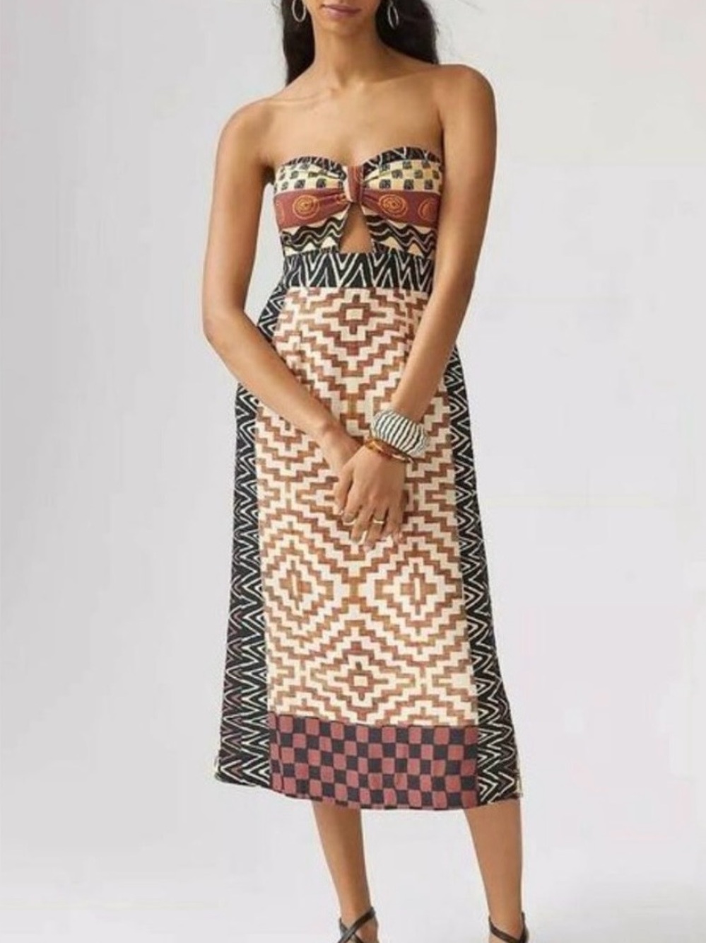 Verb by Pallavi Singhee Strapless Dress Sz 18
